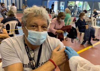 Gimnasio del Campus, el vacunatorio de los famosos