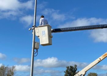 IDM reparó cámaras vandalizadas en San Carlos nuevamente