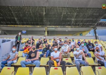 El plantel de Deportivo Maldonado recibió la primera dosis de Sinovac