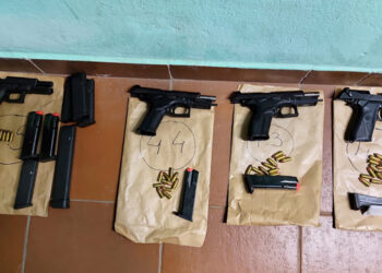 Recuperan cuatro armas de fuego y más de 200 municiones en Maldonado Nuevo