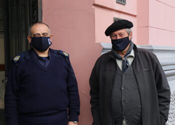 Antía visitó al jefe de Policía para darle todo su respaldo