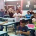 Chau pandemia: la emoción de estar sin barbijo en clase
