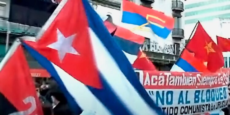 Con apoyo del PIT CNT Comité antimperialista impulsó acto en solidaridad con Cuba