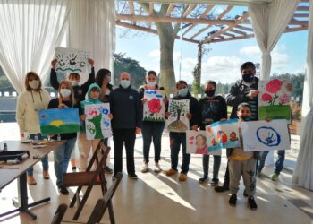 Municipio de Punta del Este realizó actividad artística con niños del Kennedy