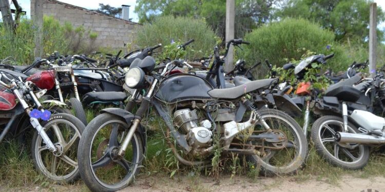 Reciclarán motos incautadas durante 1999 y 2015