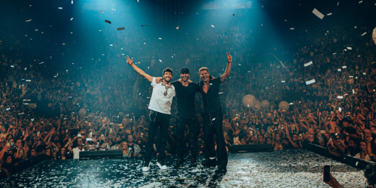 Enrique Iglesias y Ricky Martin inauguraron su gira conjunta con Sebastián Yatra como invitado
