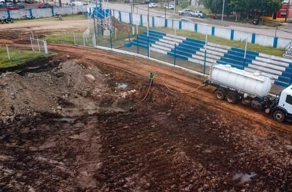 Avanzan las obras en el Estadio Ubilla de Melo
