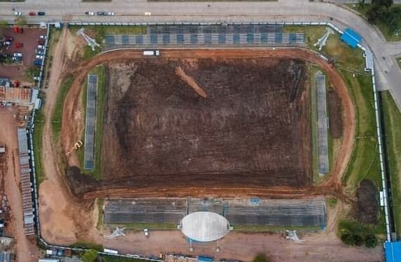 Avanzan las obras en el Estadio Ubilla de Melo