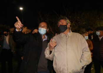 En el día de Maldonado Antía encabezó recuperación de la fuente en Plaza San Fernando