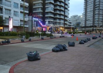 Cuadrillas de la IDM dejaron en condiciones toda la rambla luego de Punta Fest 2021