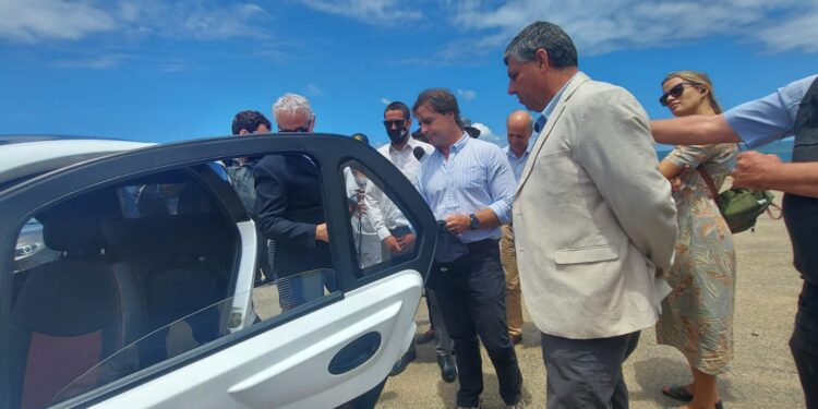 Lacalle y García almorzaron en el Capitán Miranda