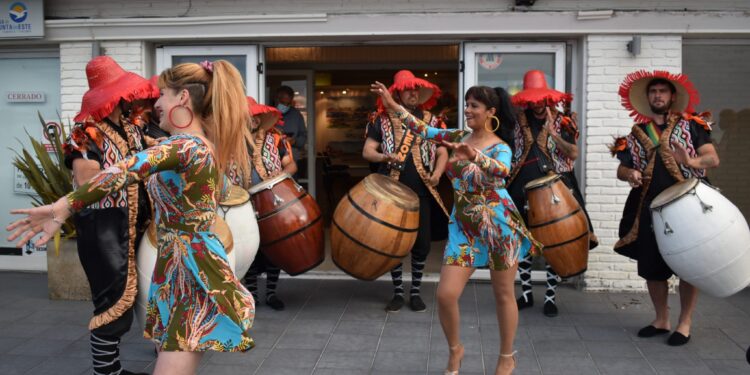 Municipio de Punta del Este y Liga de Fomento realizaron actividad conjunta por el Día Nacional del Candombe