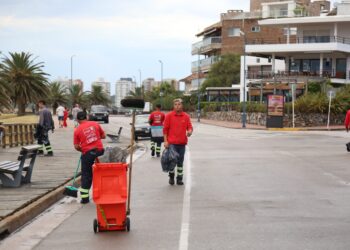 Operativo limpieza; Maldonado amaneció en condiciones luego de los festejos navideños