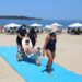 Fuerte apuesta al disfrute de todos: Antía inauguró la primera de las tres playas accesibles