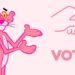 La Pantera Rosa se coló en la campaña por la LUC y prohíben el uso de su imágen