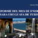 Cámara Uruguaya de Turismo realizó un informe sobre el mes de enero 2022