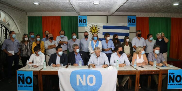 Bajo el eslogan Maldonado NO deroga, coalición largó la campaña