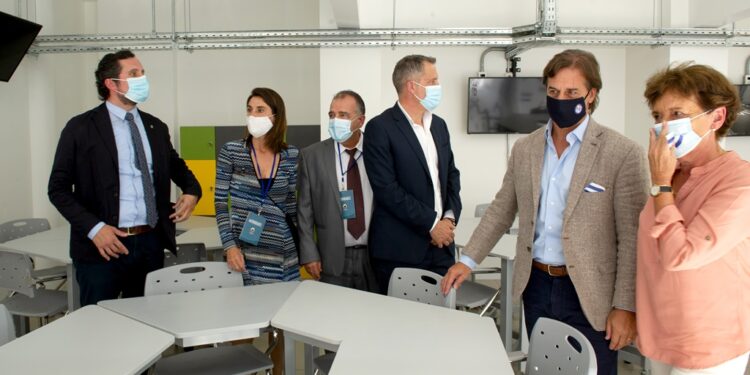 Con presencia de Lacalle quedó inaugurado el centro educativo de la Universidad Tecnológica (UTEC) en Minas