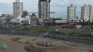 Punta del Este fue escenario de la largada de la segunda etapa de la Vuelta Ciclista del Uruguay