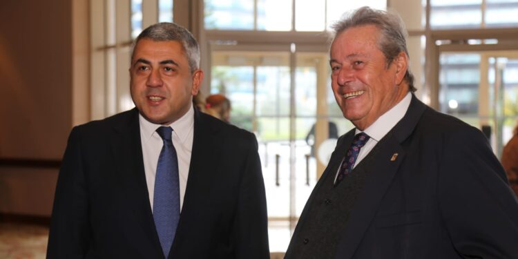 Pololikashvili expresó que “Punta del Este es muy conocida a nivel mundial gracias” al intendente Antía