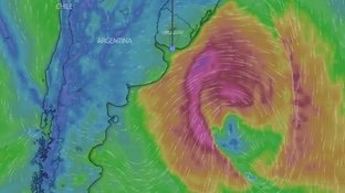 Inumet anunció la posible formación de un ciclón extratropical sobre la costa uruguaya