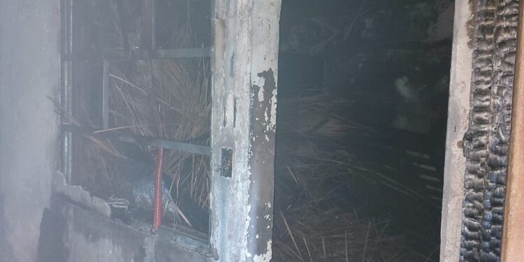 Bomberos combatió incendio en una vivienda de San Carlos
