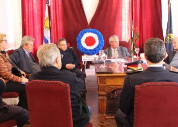 Equipamientos en altura, de última generación, y eventual nuevo cuartel para bomberos en agenda de Antía y Heber