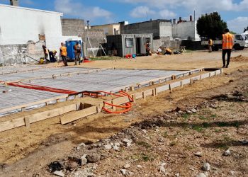 Avanza la reconstrucción del nuevo Centro Comunal para el Barrio San Martín