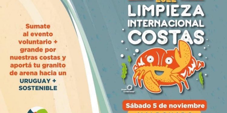 Limpieza de costas en las playas de Maldonado