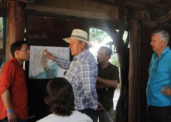 Con la mira puesta en generar uno, Antía y Argimón visitaron parque natural en Argentina