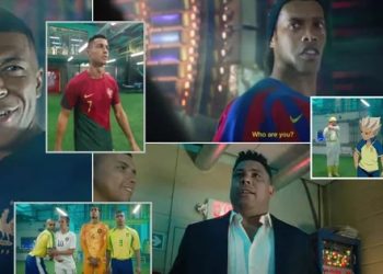 Nike reunió a leyendas del fútbol en un comercial que invita a viajar en el tiempo