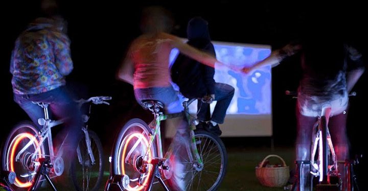 Cine a Pedal en Piriápolis
