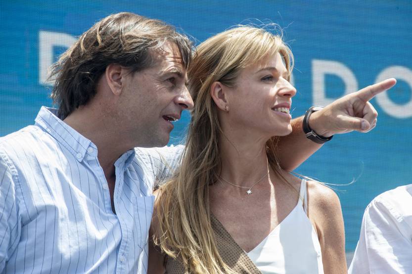 Lacalle Pou en reconciliación con Lorena Ponce de León Portada