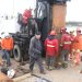 Comenzó llenado de pilotes en Puente 2 de la Barra; Antía recorrió obras