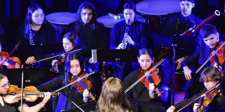 Orquesta Juvenil del SODRE se presentó en el Centro Cultural Maldonado Nuevo