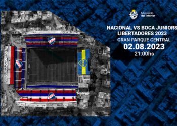 Operativo policial para el encuentro entre el Club Nacional de Football y Boca Juniors