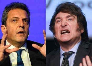 Datos oficiales en Argentina;  80% escrutado confirma a Sergio Massa en primer lugar seguido por Javier Milei