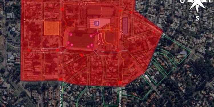 Zona de exclusión para la Final de la Copa Sudamericana: vecinos deberán tramitar acreditación para circular