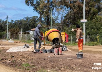 Se realizan obras en Piríapolis en el marco del aniversario 133 de la ciudad