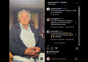 Mujica dijo que votaría a Massa «con las dos manos»