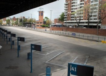 Paro de ómnibus interdepartamentales hasta la medianoche