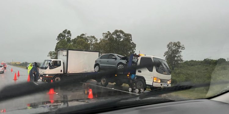 Accidente en la ruta interbalnearia