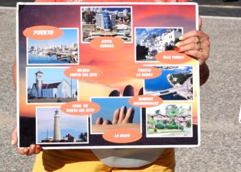 Cruceristas eligen visitar La Mano, los barrios residenciales y Casapueblo