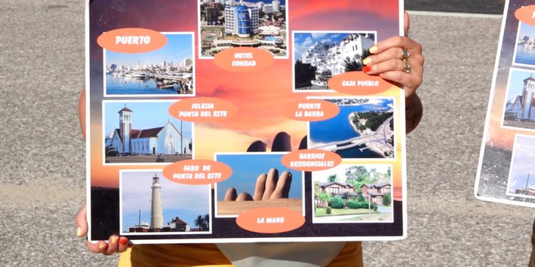 Cruceristas eligen visitar La Mano, los barrios residenciales y Casapueblo