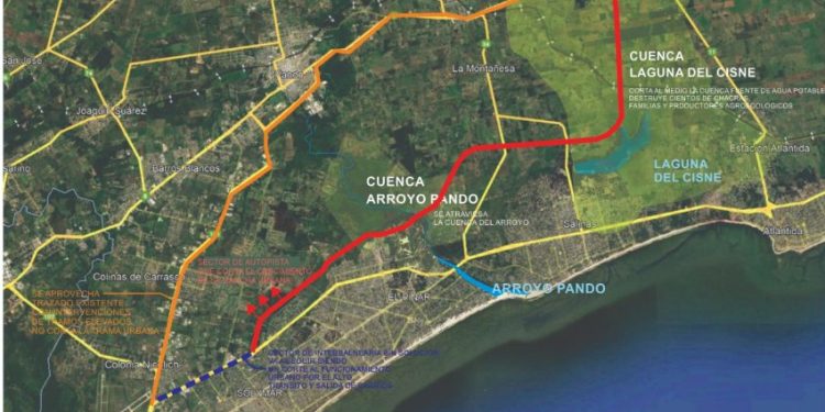 Vecinos al norte de la Interbalnearia están en contra del trazado de la autopista