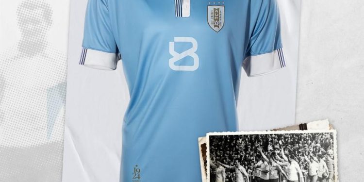 Nueva camiseta de la celeste en homenaje a los campeones olímpicos de 1924