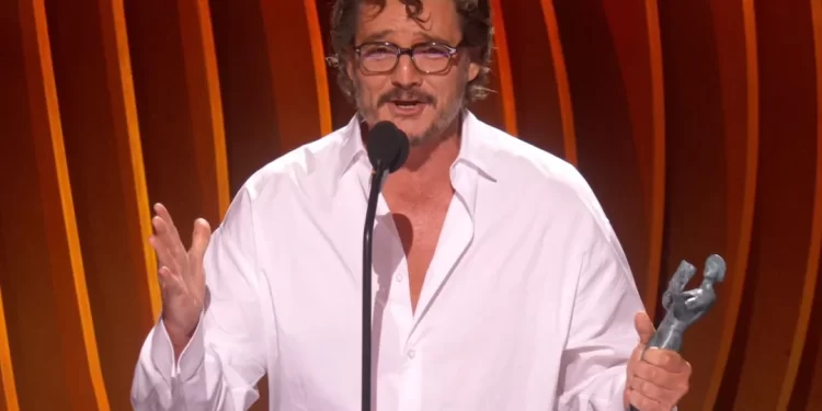 Pedro Pascal en los SAG Awards: “Estoy un poco ebrio”