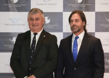Lacalle Pou, Milei, Macri y Aznar dijeron presente en la cena de la Fundación Libertad en Buenos Aires