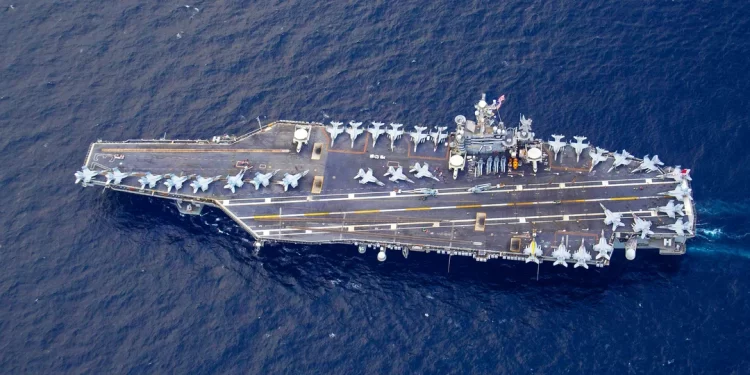La Armada argentina comenzará un ejercicio naval conjunto con un portaaviones nuclear de Estados Unidos
