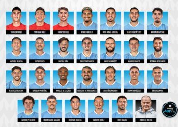 Se conocieron los 26 jugadores que representarán a Uruguay en la Copa América